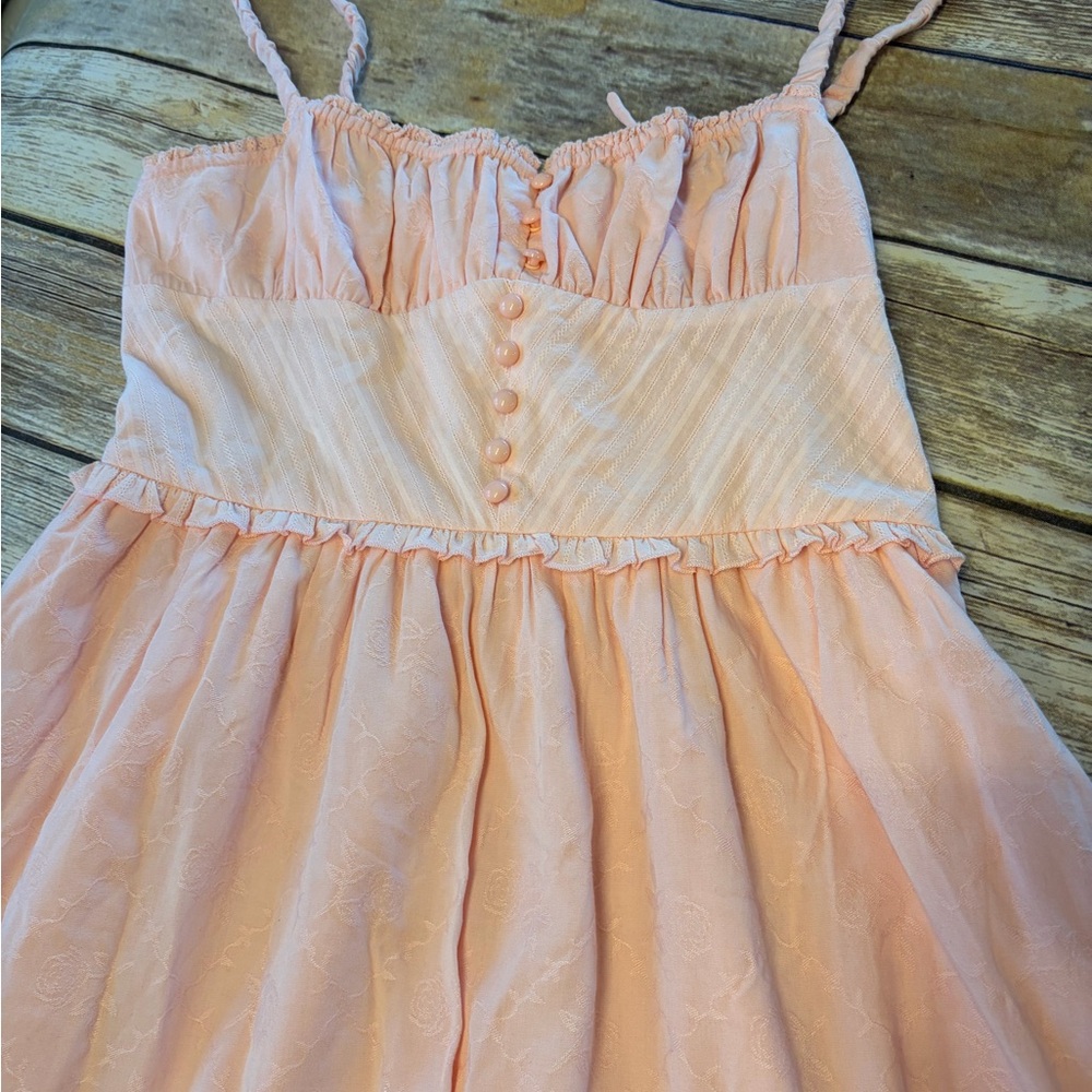 NWT Sz L Commense Blush Pink Midi Sundress - Picture 5 of 12